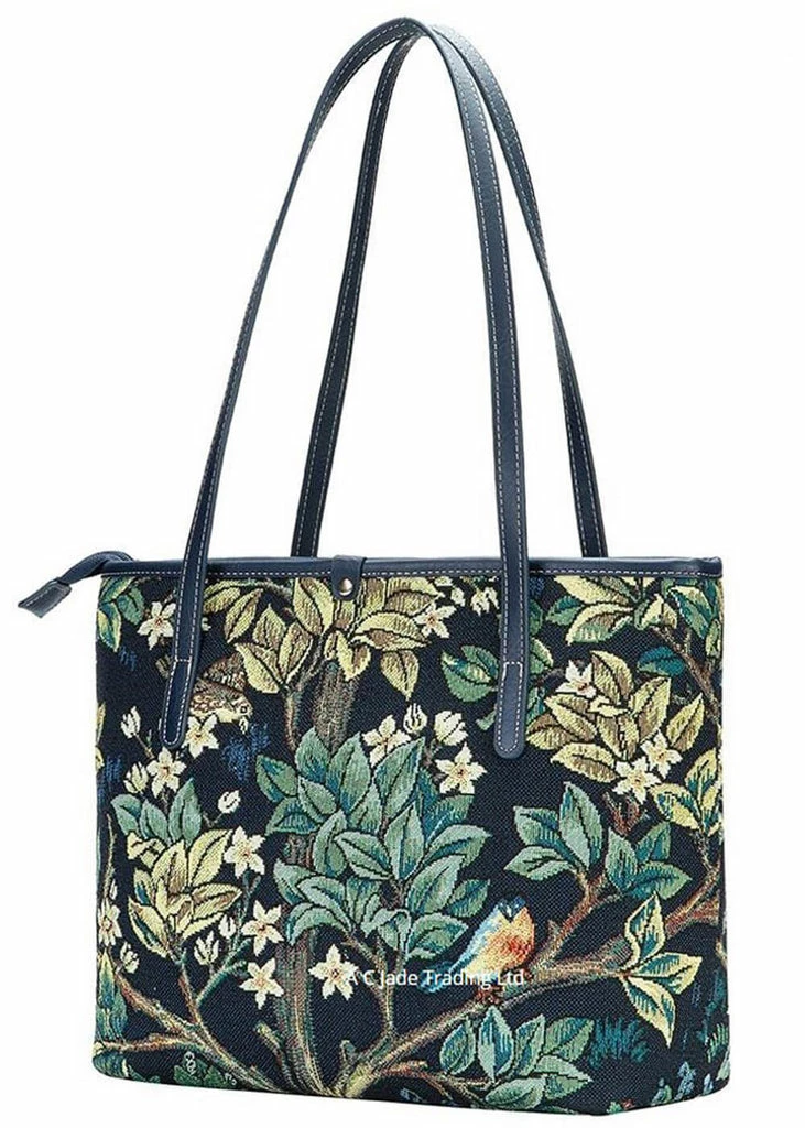 Tapestry Bags Morris Tree Of Life Shoulderbag Blue