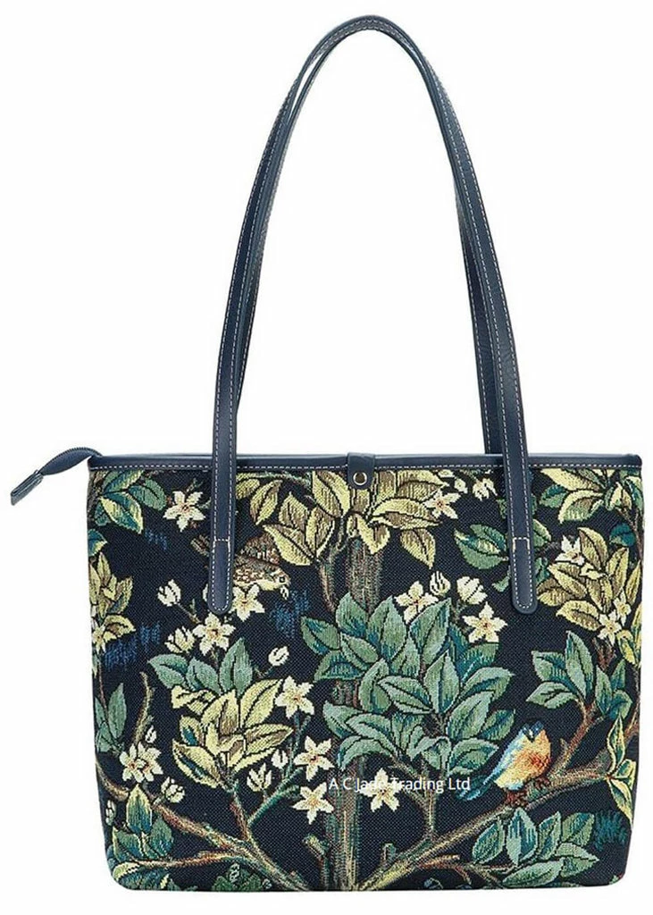 Tapestry Bags Morris Tree Of Life Shoulderbag Blue - Image 3