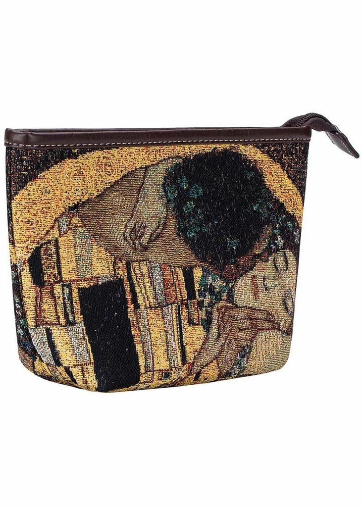 Tapestry Bags Klimt Gold Kiss Make Up Bag 4 Tapestry Bags Klimt Gold Kiss Make Up Bag - Image 2