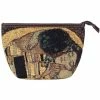 Tapestry Bags Klimt Gold Kiss Make Up Bag -Pretty Retro Sales tapestry bags MAKEUP ART GK GDKS kiss makeup 2 1024x1024