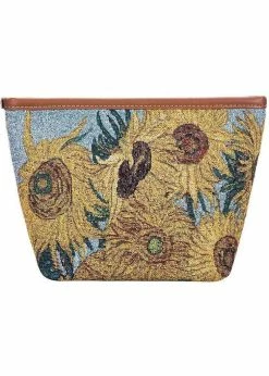 Tapestry Bags Van Gogh Sunflower Make Up Bag