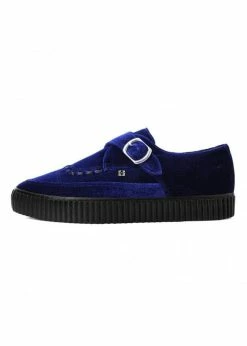 T.U.K Velvet Vegan Creeper Dark Blue -Pretty Retro Sales tuk A9597 velvet creeper midnight blue 3 5e246555 ab7f 449d ab75 d52d7635afbd 1024x1024