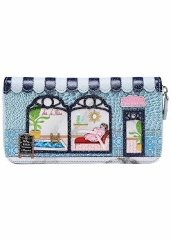 Vendula London Posh Paws Spa Dog Wallet Large Blue