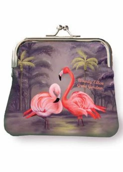Woody Ellen Flamingo 50's Coin Purse