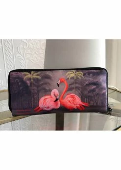 Woody Ellen Flamingo 50's Wallet -Pretty Retro Sales woody ellen 3P flamingo wallet 2 1024x1024